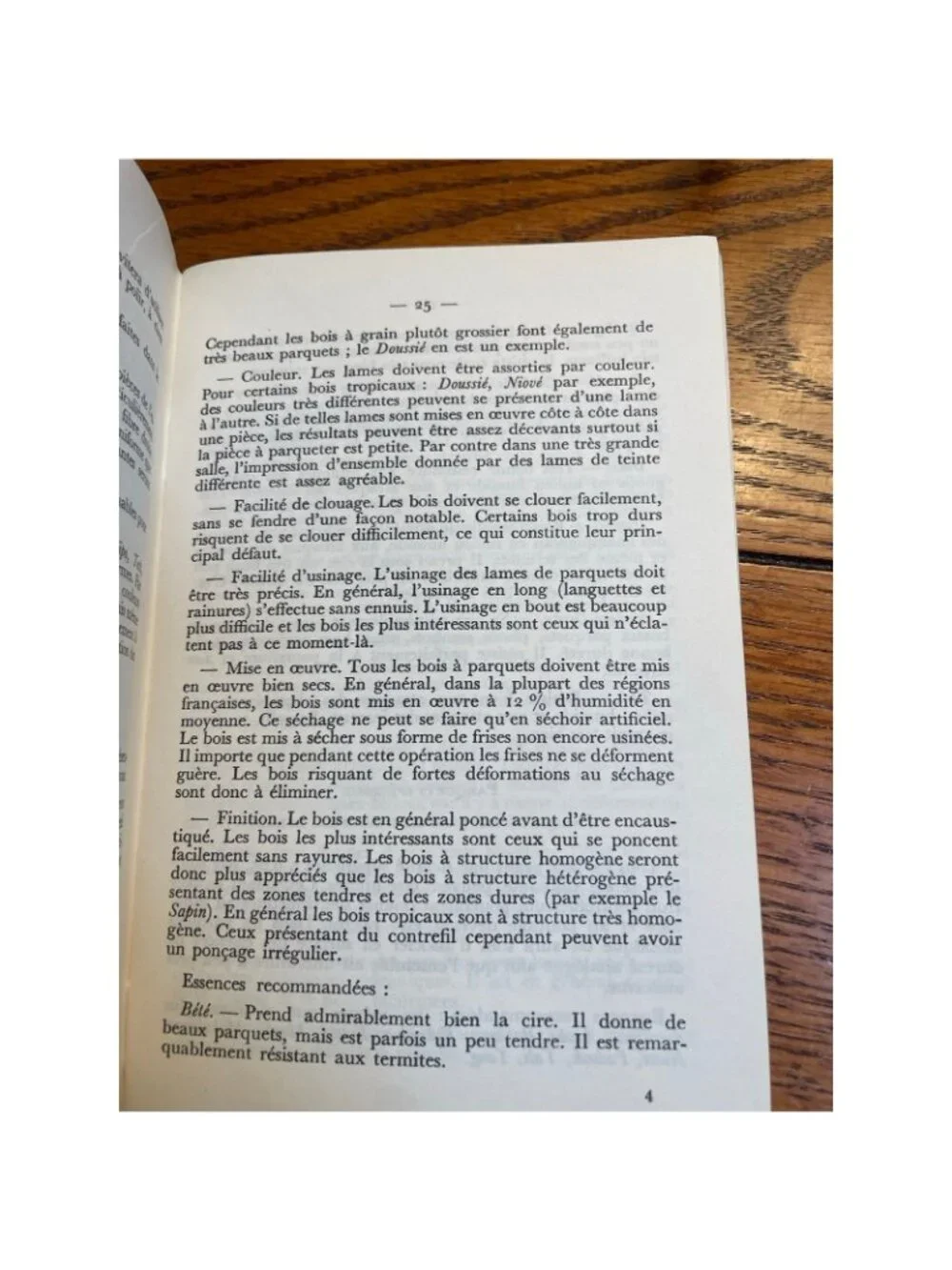 Bois Tropicaux 1960 French Tropical Wood Forestry Reference Book 2nd Edition